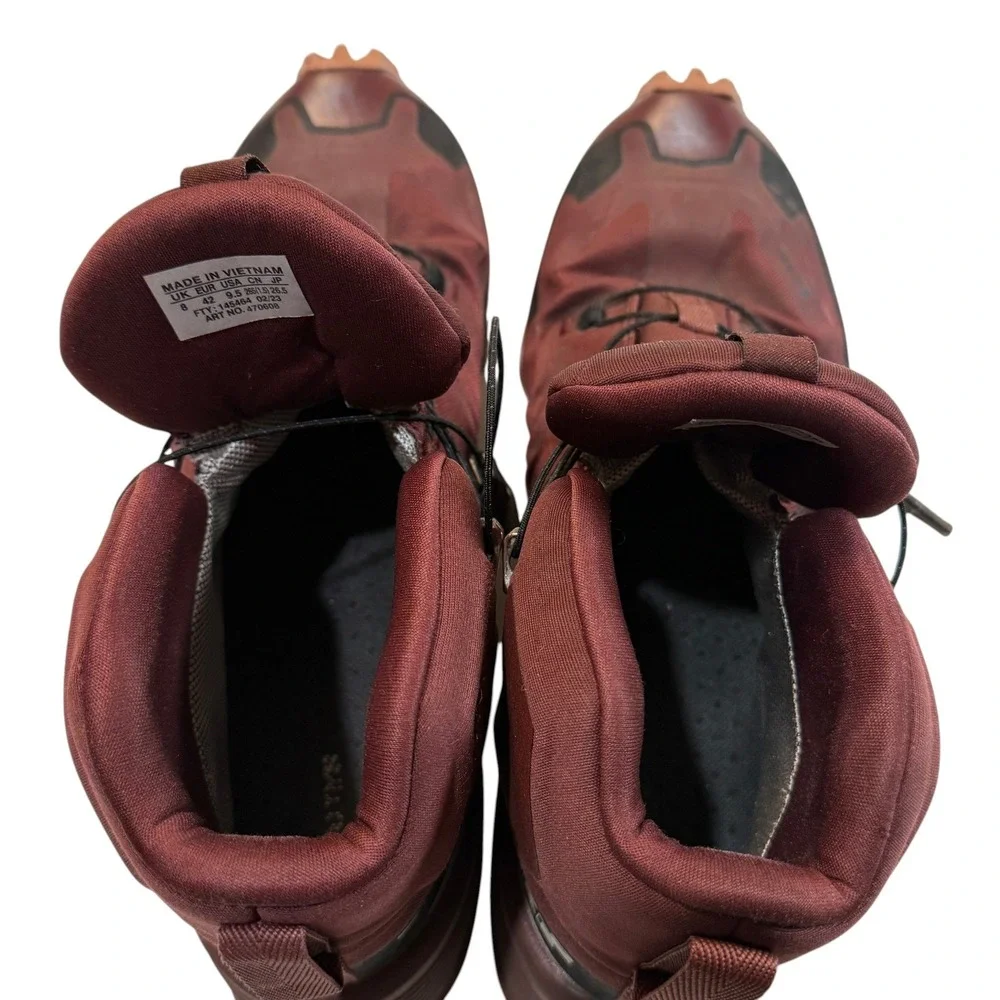 Salomon Men's Burgundy Brown Trail Running Boots